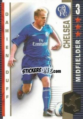 Sticker Damien Duff - Shoot Out Premier League 2004-2005 - Magicboxint