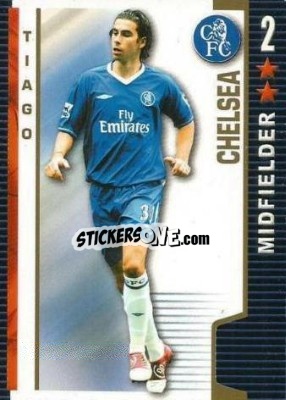 Sticker Tiago Mendes - Shoot Out Premier League 2004-2005 - Magicboxint