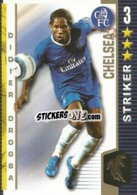 Sticker Didier Drogba - Shoot Out Premier League 2004-2005 - Magicboxint