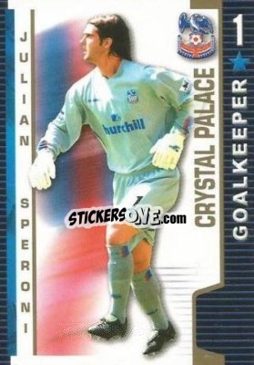 Sticker Julian Speroni - Shoot Out Premier League 2004-2005 - Magicboxint