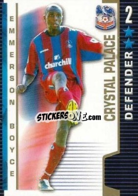 Sticker Emmerson Boyce - Shoot Out Premier League 2004-2005 - Magicboxint