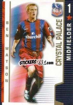 Sticker Ben Watson - Shoot Out Premier League 2004-2005 n. 136 - Magicboxint