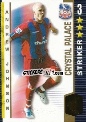 Sticker Andrew Johnson - Shoot Out Premier League 2004-2005 - Magicboxint