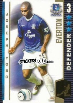 Sticker Joseph Yobo - Shoot Out Premier League 2004-2005 n. 149 - Magicboxint