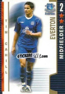 Cromo Tim Cahill RC - Shoot Out Premier League 2004-2005 - Magicboxint