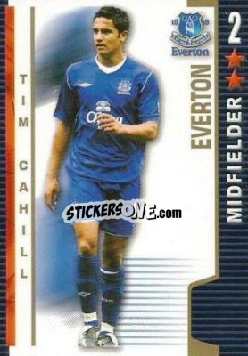 Sticker Tim Cahill RC - Shoot Out Premier League 2004-2005 n. 152 - Magicboxint