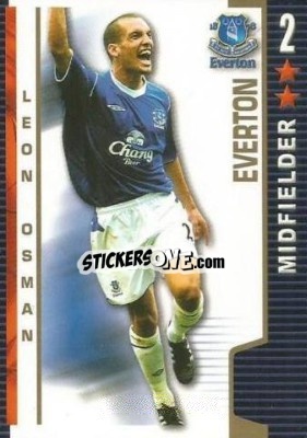Sticker Leon Osman - Shoot Out Premier League 2004-2005 n. 155 - Magicboxint