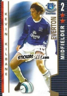 Cromo Kevin Kilbane - Shoot Out Premier League 2004-2005 n. 156 - Magicboxint