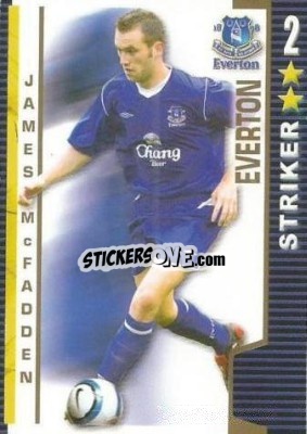 Sticker James McFadden - Shoot Out Premier League 2004-2005 - Magicboxint