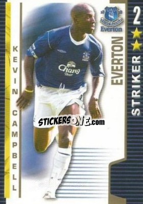 Sticker Kevin Campbell - Shoot Out Premier League 2004-2005 - Magicboxint