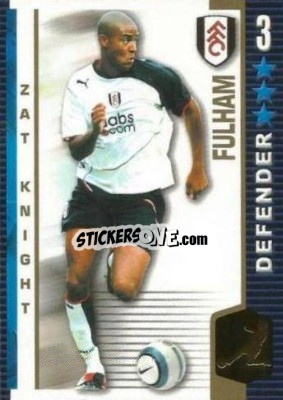 Sticker Zat Knight - Shoot Out Premier League 2004-2005 - Magicboxint