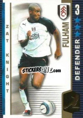 Cromo Zat Knight - Shoot Out Premier League 2004-2005 - Magicboxint