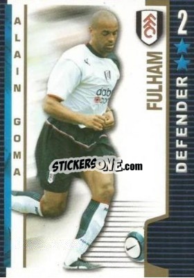 Sticker Alain Goma - Shoot Out Premier League 2004-2005 - Magicboxint