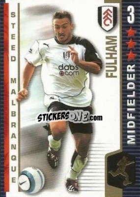 Cromo Steed Malbranque - Shoot Out Premier League 2004-2005 - Magicboxint