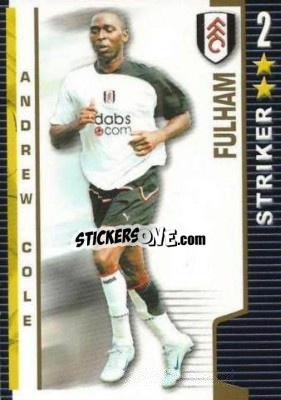 Sticker Andrew Cole - Shoot Out Premier League 2004-2005 - Magicboxint