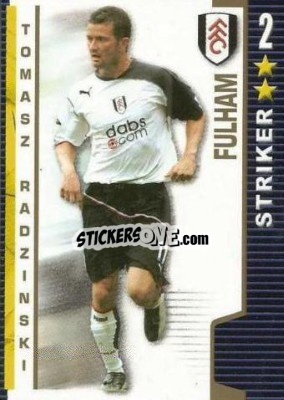 Sticker Tomasz Radzinski - Shoot Out Premier League 2004-2005 - Magicboxint