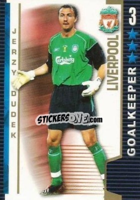 Cromo Jerzy Dudek - Shoot Out Premier League 2004-2005 - Magicboxint