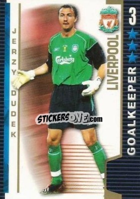 Sticker Jerzy Dudek - Shoot Out Premier League 2004-2005 n. 181 - Magicboxint