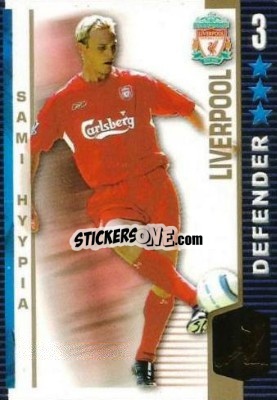 Cromo Sami Hyypia - Shoot Out Premier League 2004-2005 n. 184 - Magicboxint