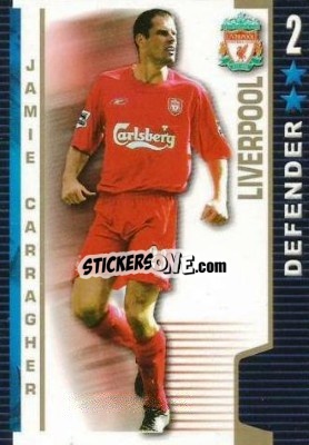 Sticker Jamie Carragher - Shoot Out Premier League 2004-2005 n. 185 - Magicboxint