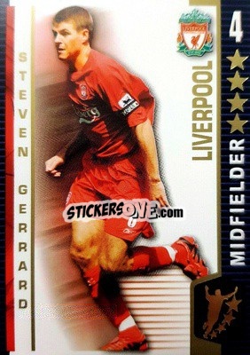 Sticker Steven Gerrard - Shoot Out Premier League 2004-2005 n. 194 - Magicboxint
