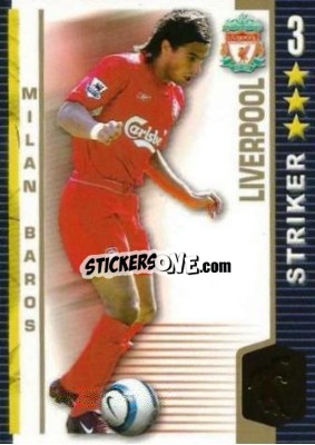 Sticker Milan Baros - Shoot Out Premier League 2004-2005 - Magicboxint
