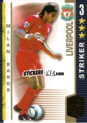 Cromo Milan Baros - Shoot Out Premier League 2004-2005 - Magicboxint