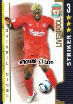 Sticker Djibril Cisse - Shoot Out Premier League 2004-2005 - Magicboxint
