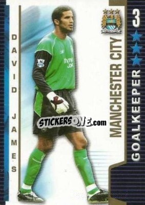 Sticker David James - Shoot Out Premier League 2004-2005 - Magicboxint