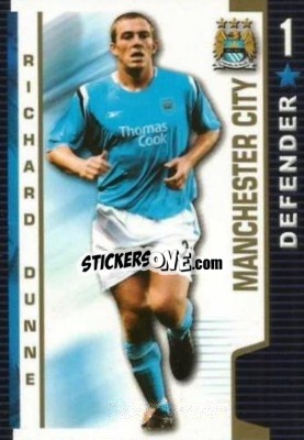 Sticker Richard Dunne - Shoot Out Premier League 2004-2005 n. 204 - Magicboxint