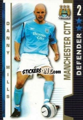 Sticker Danny Mills - Shoot Out Premier League 2004-2005 - Magicboxint