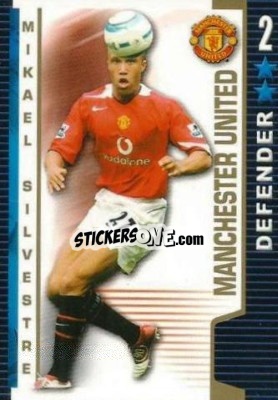 Sticker Mikael Silvestre - Shoot Out Premier League 2004-2005 - Magicboxint