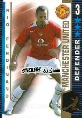 Sticker Rio Ferdinand - Shoot Out Premier League 2004-2005 n. 221 - Magicboxint