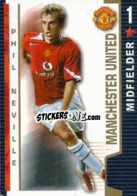 Sticker Phil Neville - Shoot Out Premier League 2004-2005 n. 223 - Magicboxint