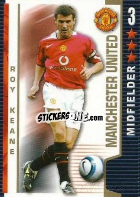Cromo Roy Keane - Shoot Out Premier League 2004-2005 - Magicboxint