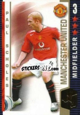 Sticker Paul Scholes - Shoot Out Premier League 2004-2005 n. 226 - Magicboxint
