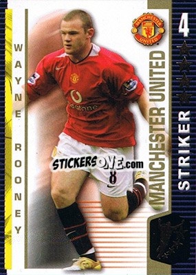 Sticker Wayne Rooney - Shoot Out Premier League 2004-2005 - Magicboxint
