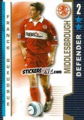 Sticker Franck Queudrue - Shoot Out Premier League 2004-2005 - Magicboxint