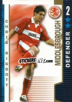 Sticker Chris Riggott - Shoot Out Premier League 2004-2005 - Magicboxint