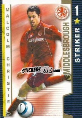 Sticker Malcolm Christie - Shoot Out Premier League 2004-2005 - Magicboxint