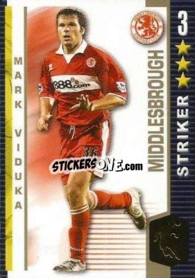 Sticker Mark Viduka - Shoot Out Premier League 2004-2005 n. 251 - Magicboxint