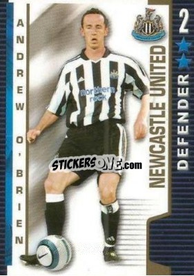 Sticker Andrew O'Brien - Shoot Out Premier League 2004-2005 - Magicboxint