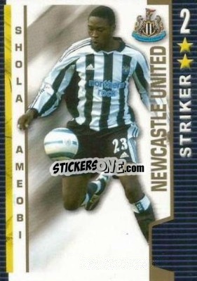 Sticker Shola Ameobi - Shoot Out Premier League 2004-2005 - Magicboxint
