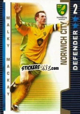 Sticker Malky Mackay - Shoot Out Premier League 2004-2005 - Magicboxint
