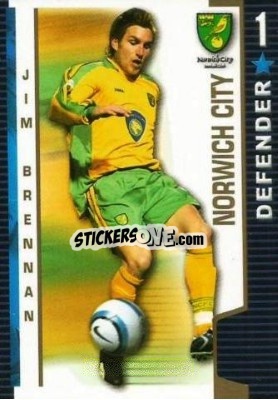Sticker Jim Brennan RC - Shoot Out Premier League 2004-2005 - Magicboxint