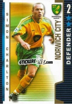Sticker Simon Charlton - Shoot Out Premier League 2004-2005 - Magicboxint