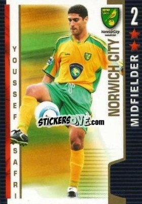 Sticker Youssef Safri - Shoot Out Premier League 2004-2005 - Magicboxint