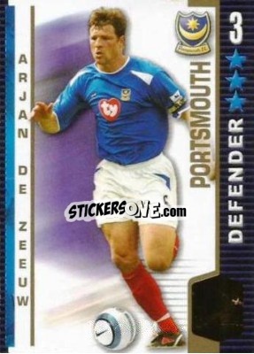 Sticker Arjan De Zeeuw - Shoot Out Premier League 2004-2005 - Magicboxint