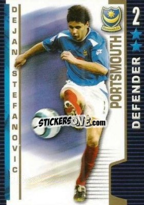 Sticker Dejan Stefanovic - Shoot Out Premier League 2004-2005 - Magicboxint