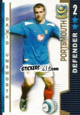 Sticker David Unsworth - Shoot Out Premier League 2004-2005 - Magicboxint